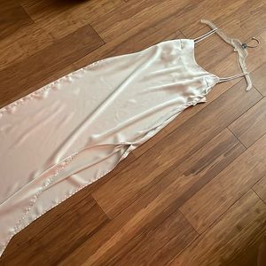 Champagne satin dress Meshki